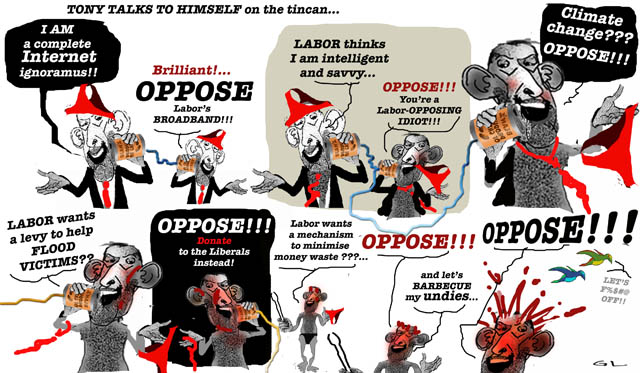 a brat in opposition...